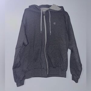 🐘Men’s Champion Charcoal Full-Zip Hoodie